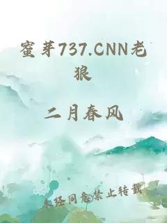 蜜芽737.CNN老狼