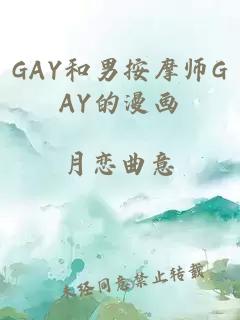 GAY和男按摩师GAY的漫画